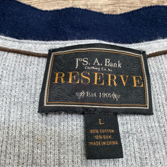 Jos A Bank Silk Blend Ribbed Cardigan - Picture 9 of 11